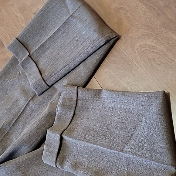 Vintage 90s Talbots petites Brown wool tweed High waisted pants Made in … - Picture 16 of 17